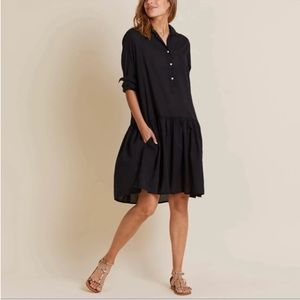 GRAYSON The Changemaker Dress in Navy Blue Cotton Shirt Dress 
Size 5/XL